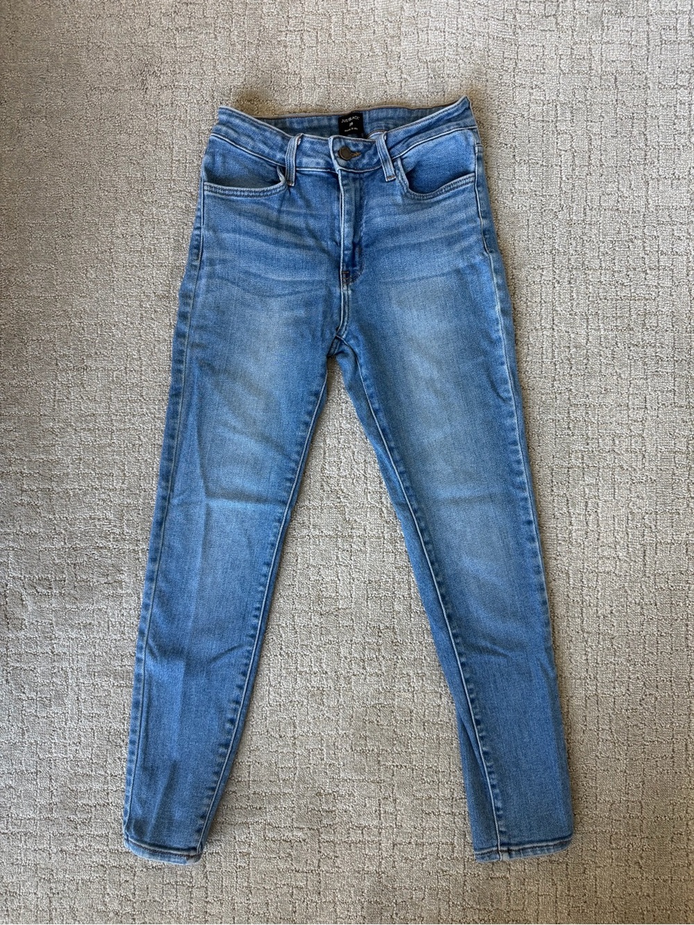 Just Black Light Blue Skinny Jeans